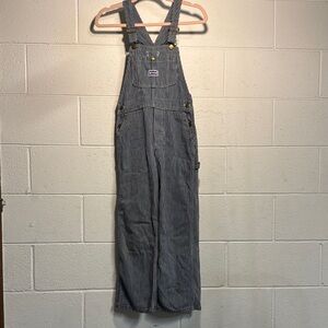 Big smith Striped Overalls with Brass Accents
